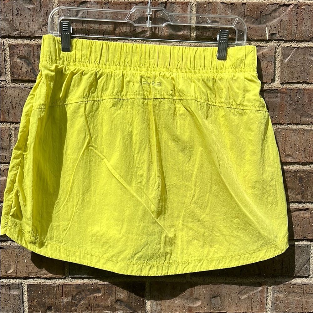 Spyder Women’s Neon Yellow Green Active Skort Tennis Pickleball Golf Athletic L - Picture 10 of 16